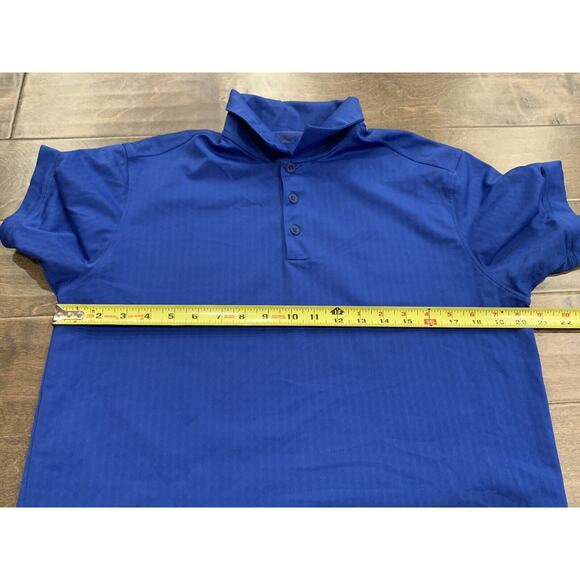 Nike Golf Tour Performance Mens Blue Drifit Short Sleeve Shirt Size M MEDIUM - Picture 8 of 9